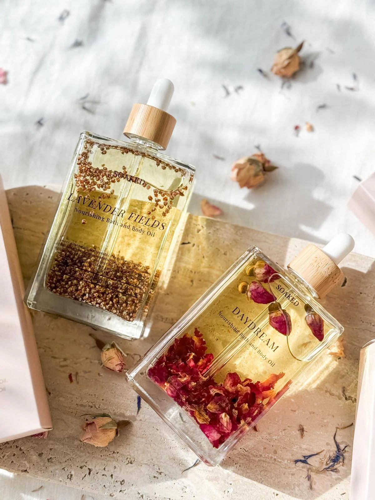 Soaked Body Bar – Daydream Nourishing Bath & Body Oil - Posy Mae